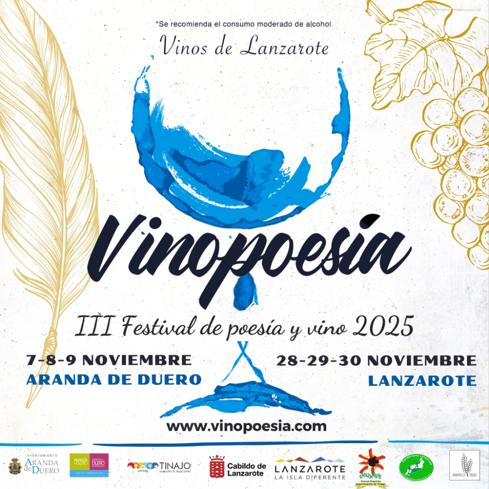 cartel web Vino Poesía 2025